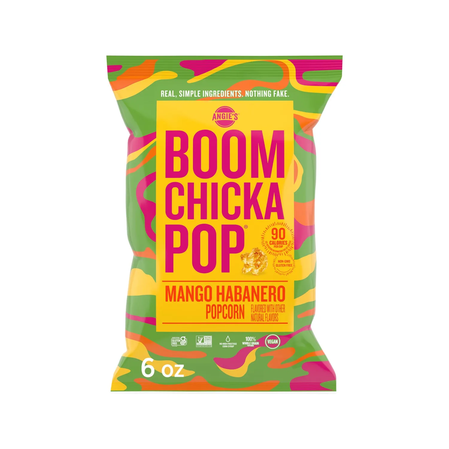 Angie’s BOOMCHICKAPOP Mango Habanero Popcorn, Gluten Free, 6 oz.