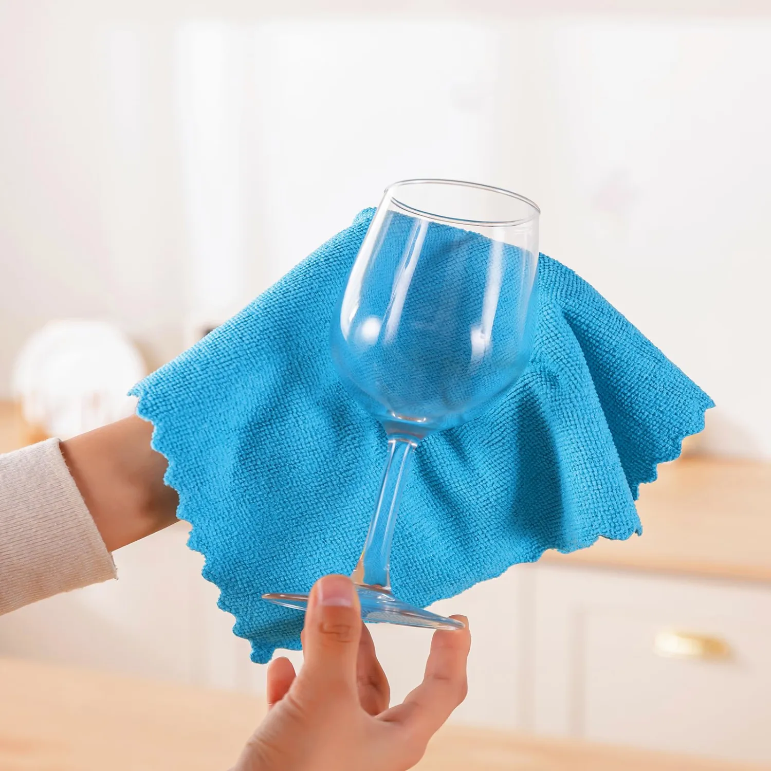 Microfiber Cleaning Cloth, 24 Pack Highly Absorbent Cleaning Rags, Reusable Lint Free Cloths Microfiber Rag for House, Kitchen, Car Care, 11 x12 inch, Multicolor