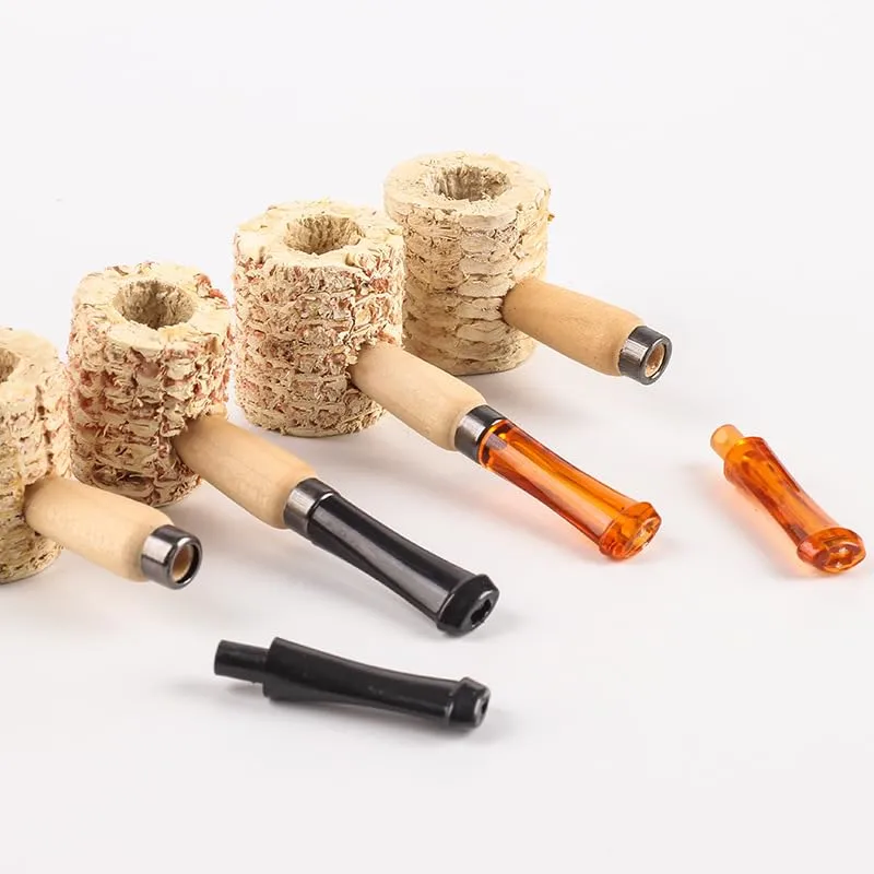 Natural Corn Cob, 5-Piece Set |Classic Corn Cob Pipe, Ideal for Daily Use, Practice, and Outdoor Activities.