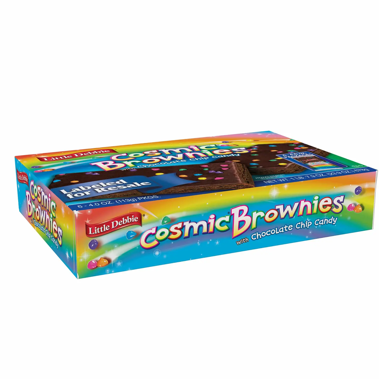 Little Debbie Cosmic Brownie Single-Serve Caddie, Chocolate, 4 Ounce (Pack of 12)
