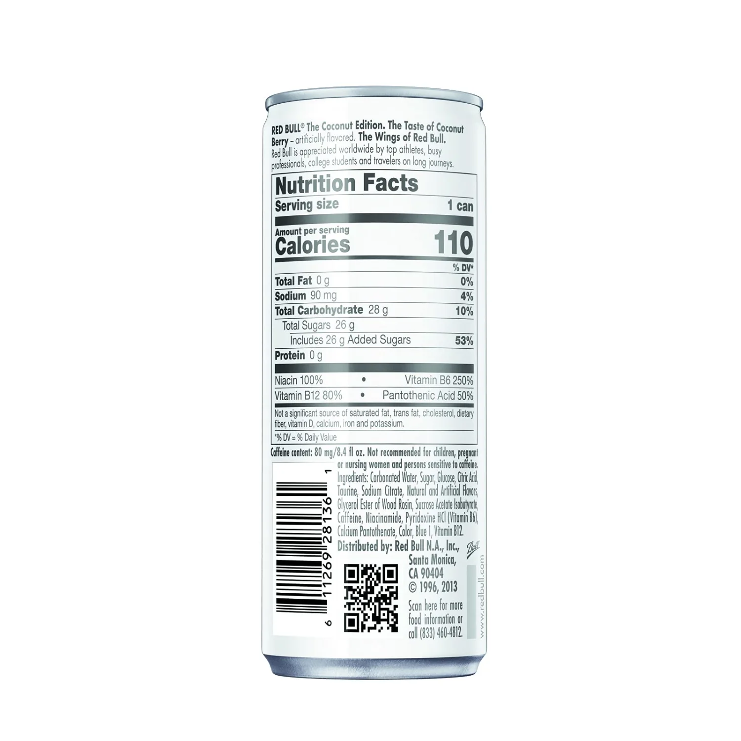 Red Bull Energy Drink, Coconut Berry, 8.4 Fl Oz