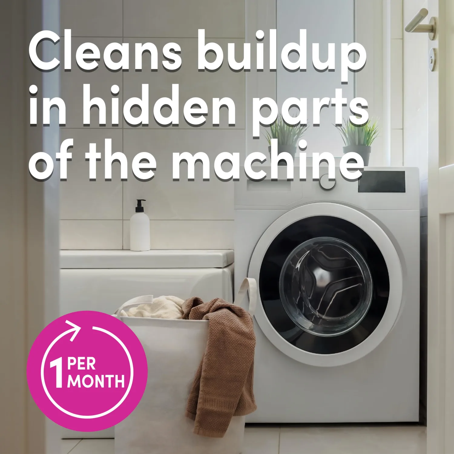 Lemi Shine Washing Machine Cleaner, Restore Performance, Biodegradable Ingredients (1 Count)