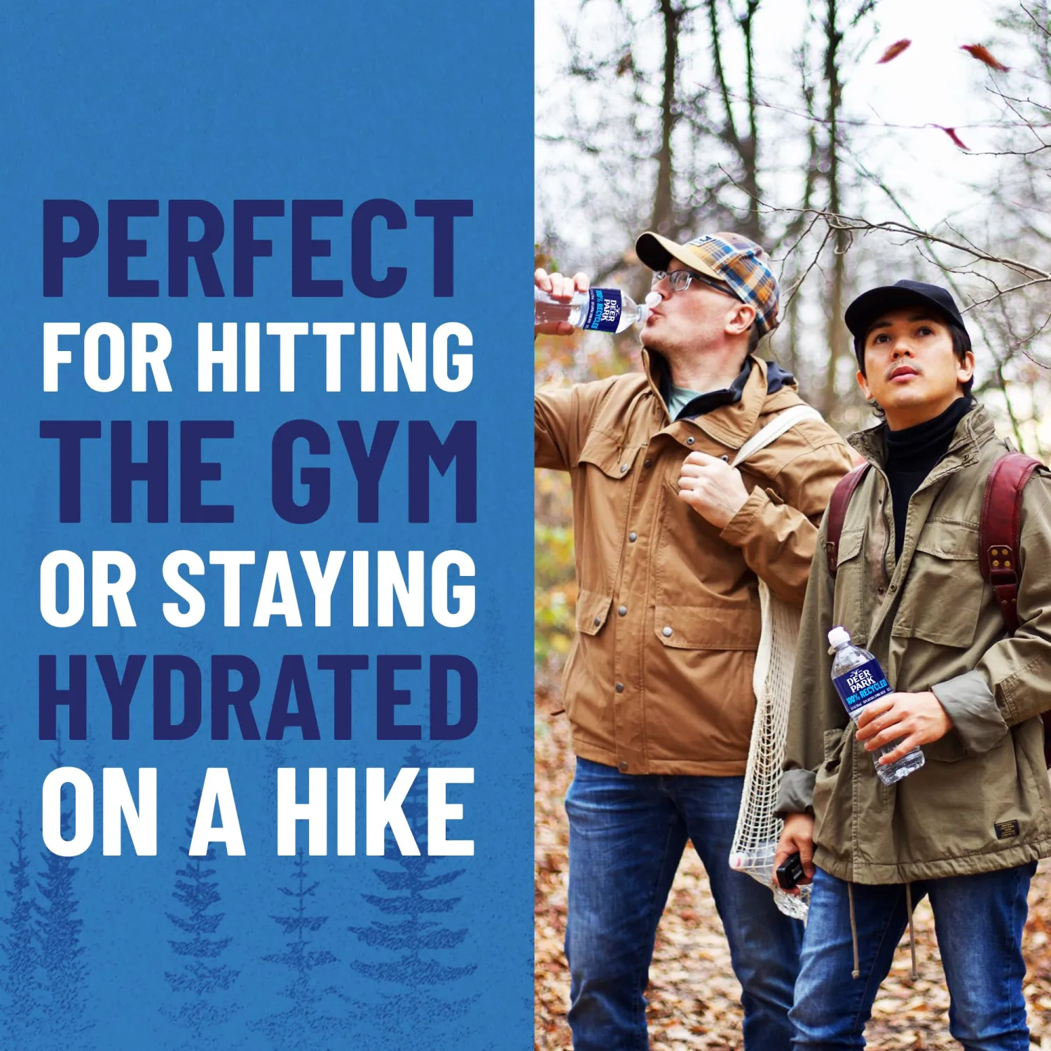 Deer Park Spring Water, 6 Pack - Crisp Refreshing Taste - 23.7 Fl Oz Sports Bottle with Flip Cap