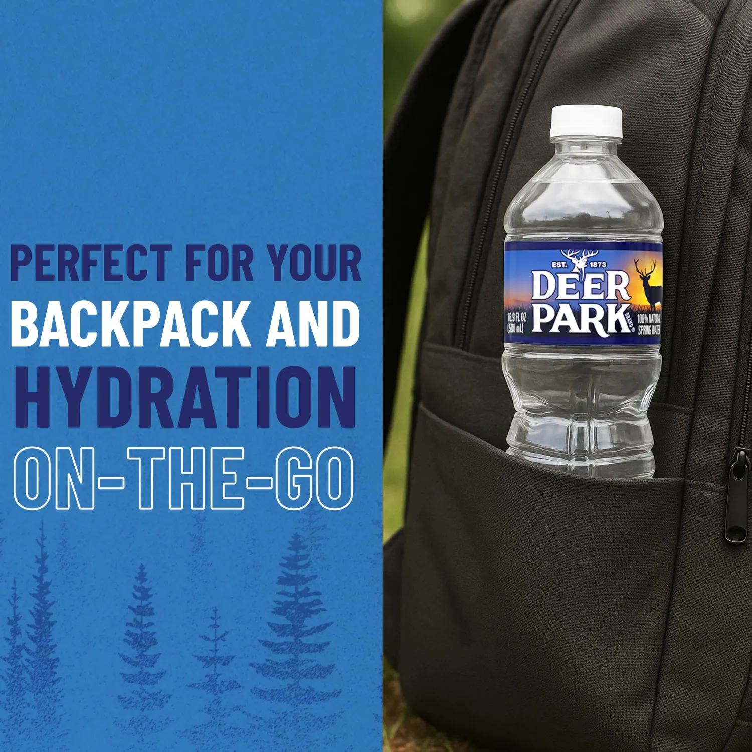 Deer Park Spring Water, 12 Pack - Crisp Refreshing Taste - 16.9 Fl Oz