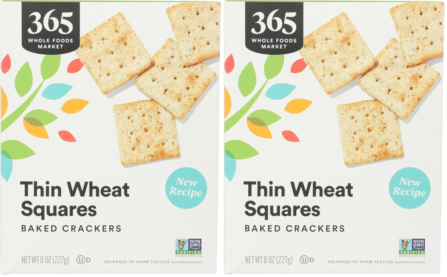 365 by Whole Foods Market, Organic Wheat Squares, 8 Ounce (Pack of 2)