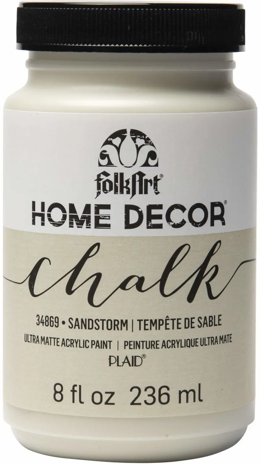 FolkArt Home Décor Chalk Finish Acrylic Paint, 8oz, 8 ounce, Sandstorm
