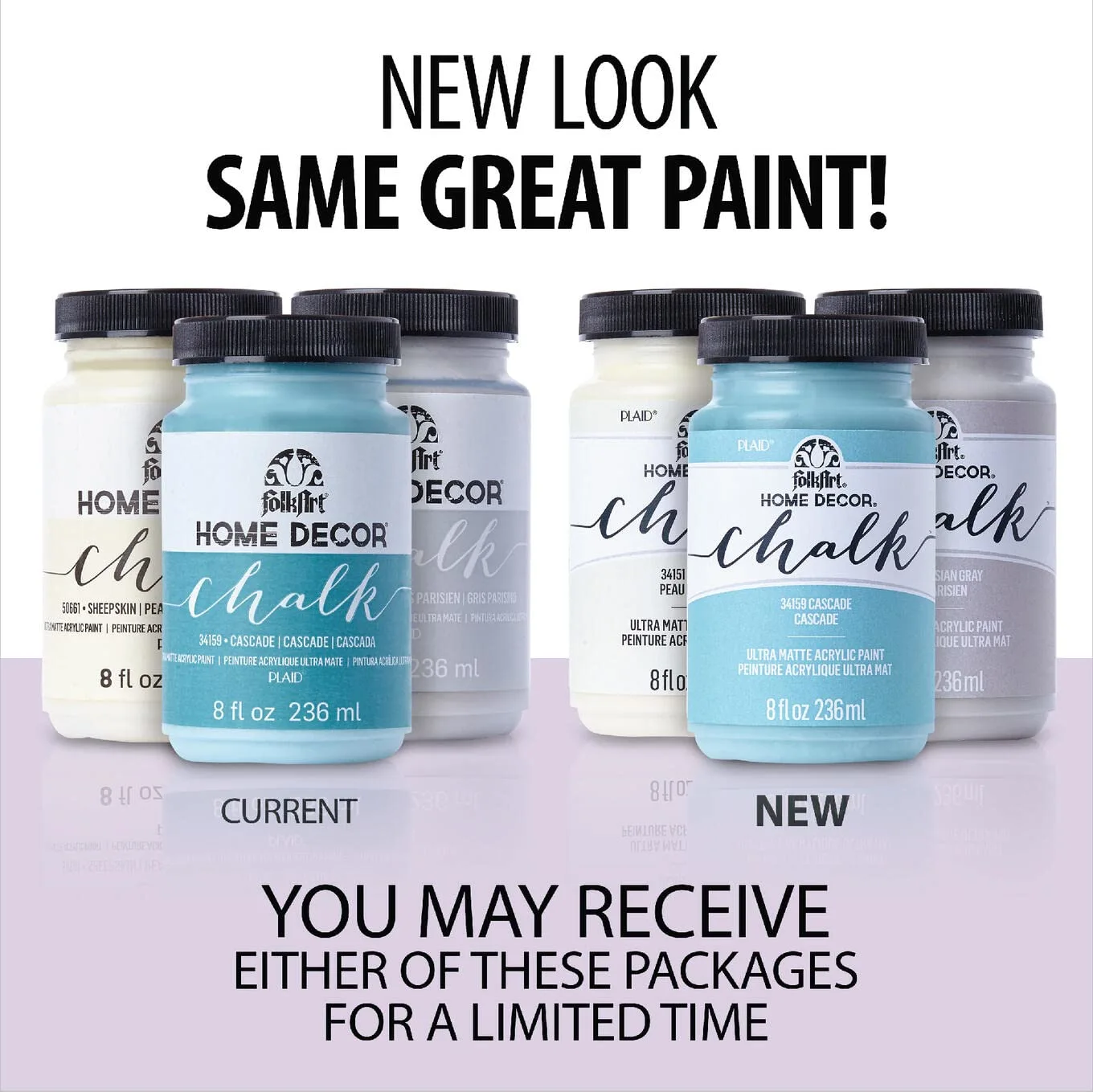 FolkArt Home Décor Chalk Paint, Frosted Leaves 8 fl oz Acrylic Chalk Paint with an Ultra Matte Finish, 51048