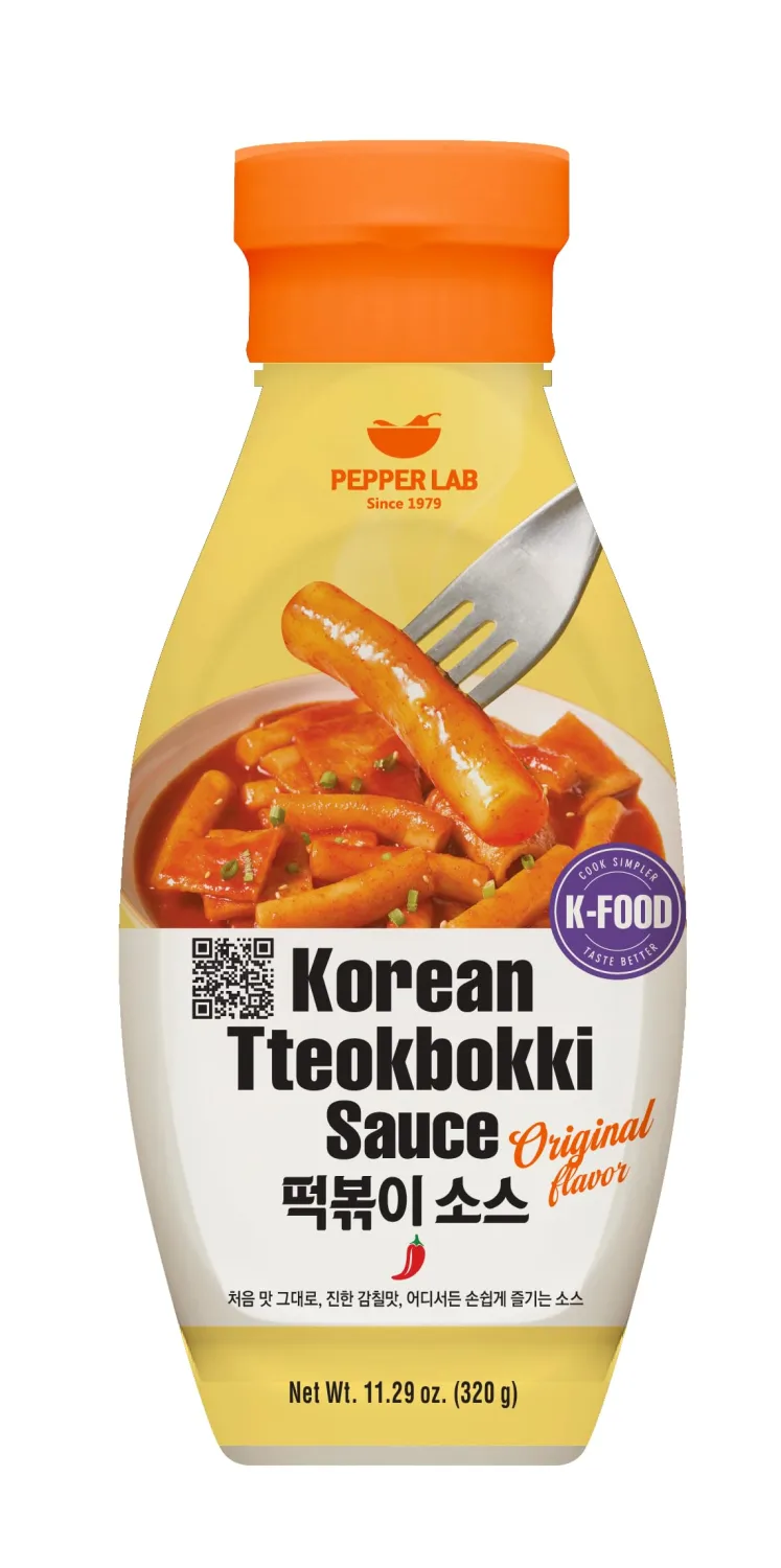 Pepper Lab Korean Tteokbokki Sauce – Sweet & Spicy Korean Chili Sauce for Rice Cakes, Noodles & Street Food (11.29 oz / 320 g)