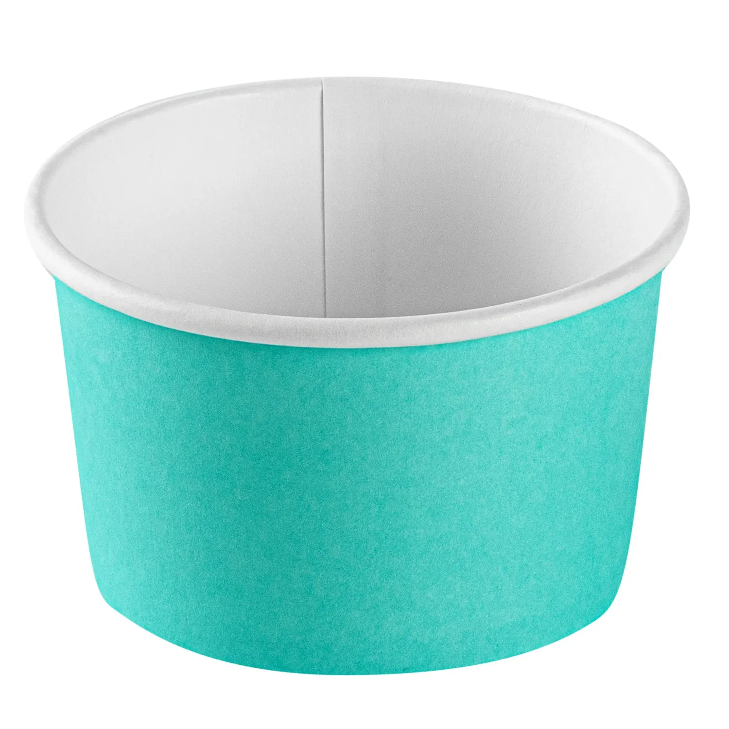 Restaurantware Blue 50 Count To Go Cup Disposable 3 x 3 x 1.8 Inches Paper Mini Cup Grease-Resistant Cup Recyclable Durable Design