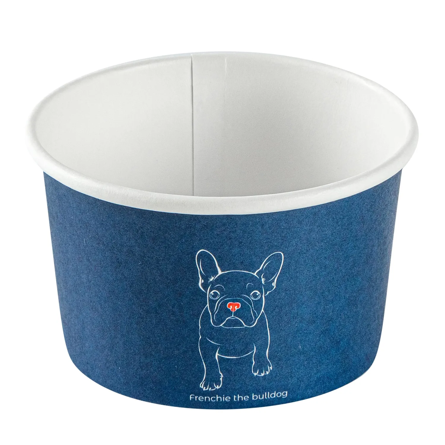 Restaurantware Blue 50 Count To Go Cup Disposable 3 x 3 x 1.8 Inches Paper Mini Cup Grease-Resistant Cup Recyclable Durable Design
