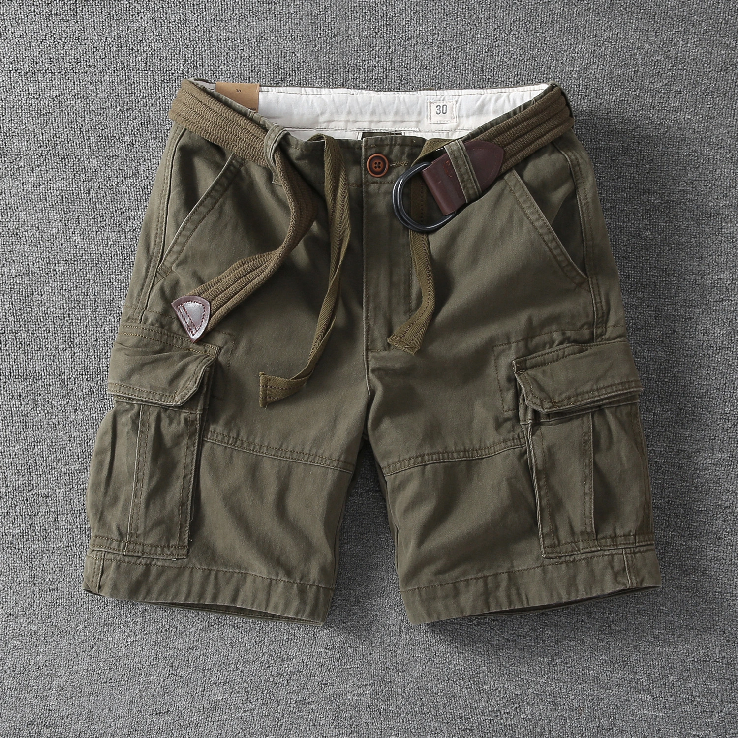 Straight-leg Men's Casual Mid-rise Pants