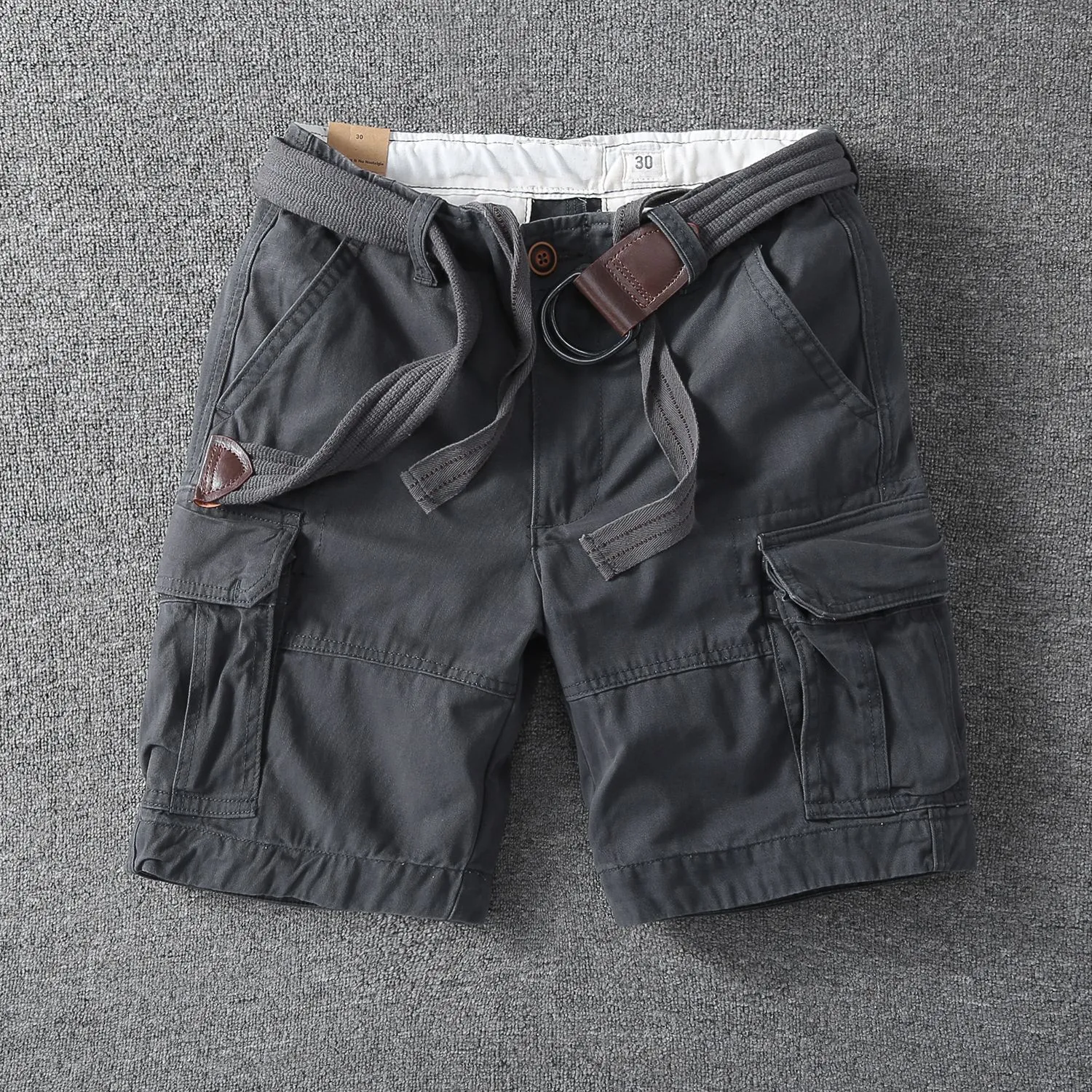 Straight-leg Men's Casual Mid-rise Pants
