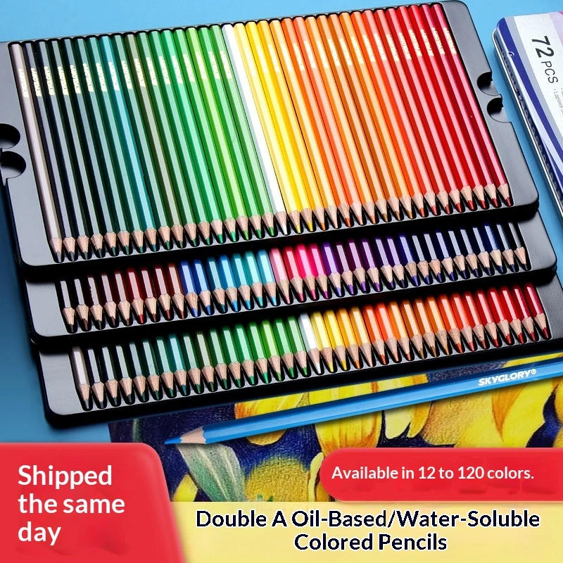 Erasable Water-Soluble 12-Color Colored Pencils For Drawing