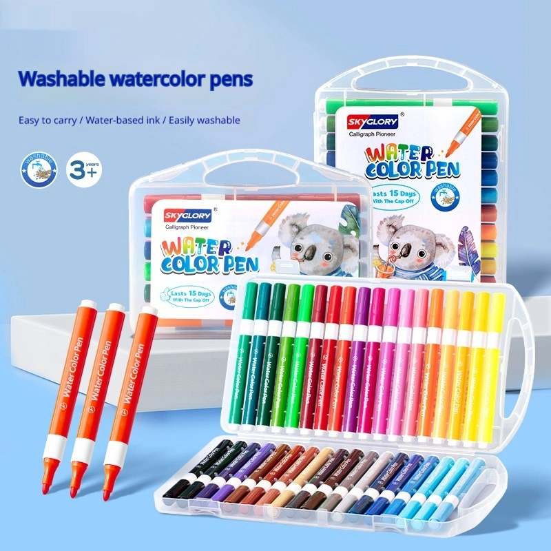 Large-Capacity Water-Based Marker Drawing Set