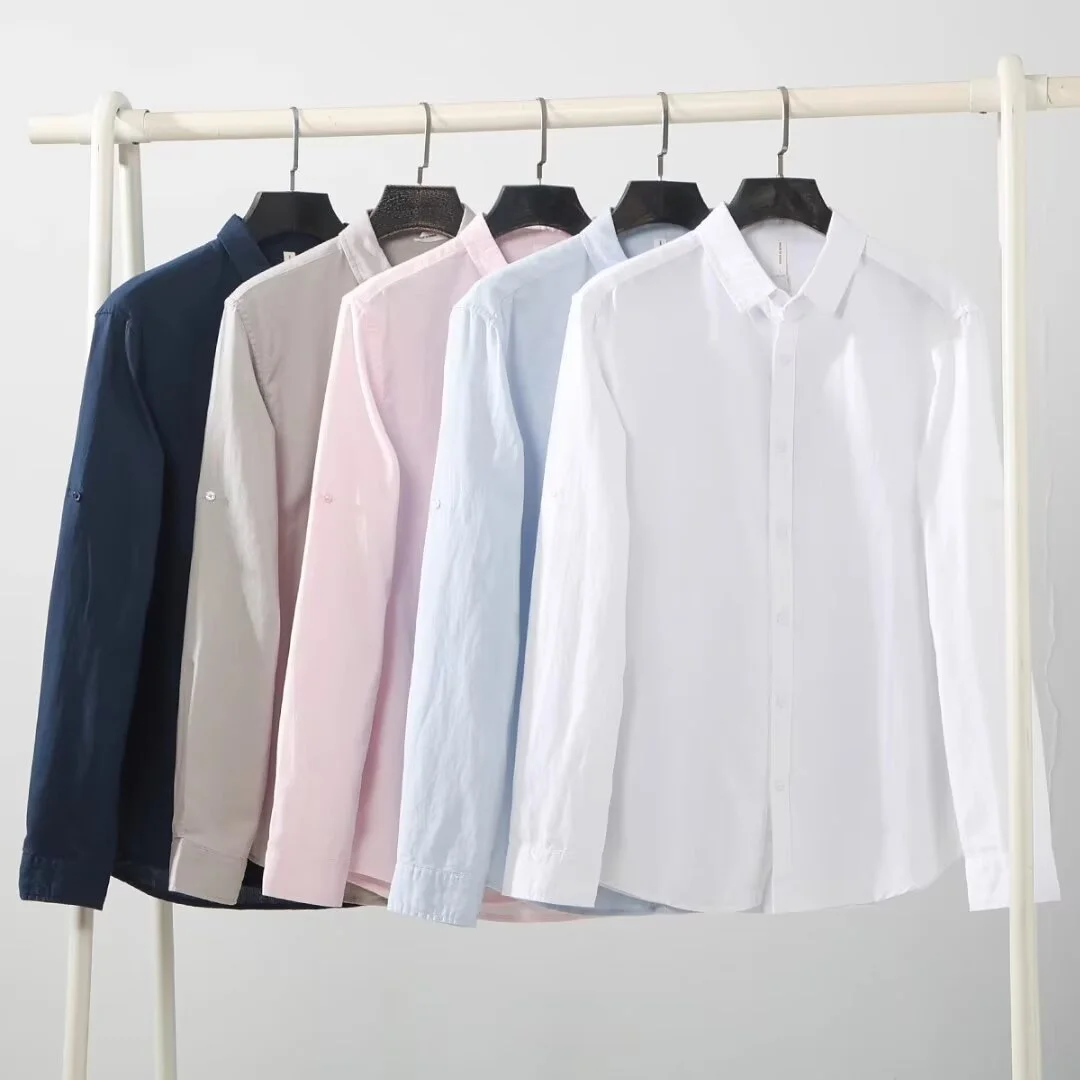 Men's Loose And Simple Artistic Youth Leisure Linen Shirt