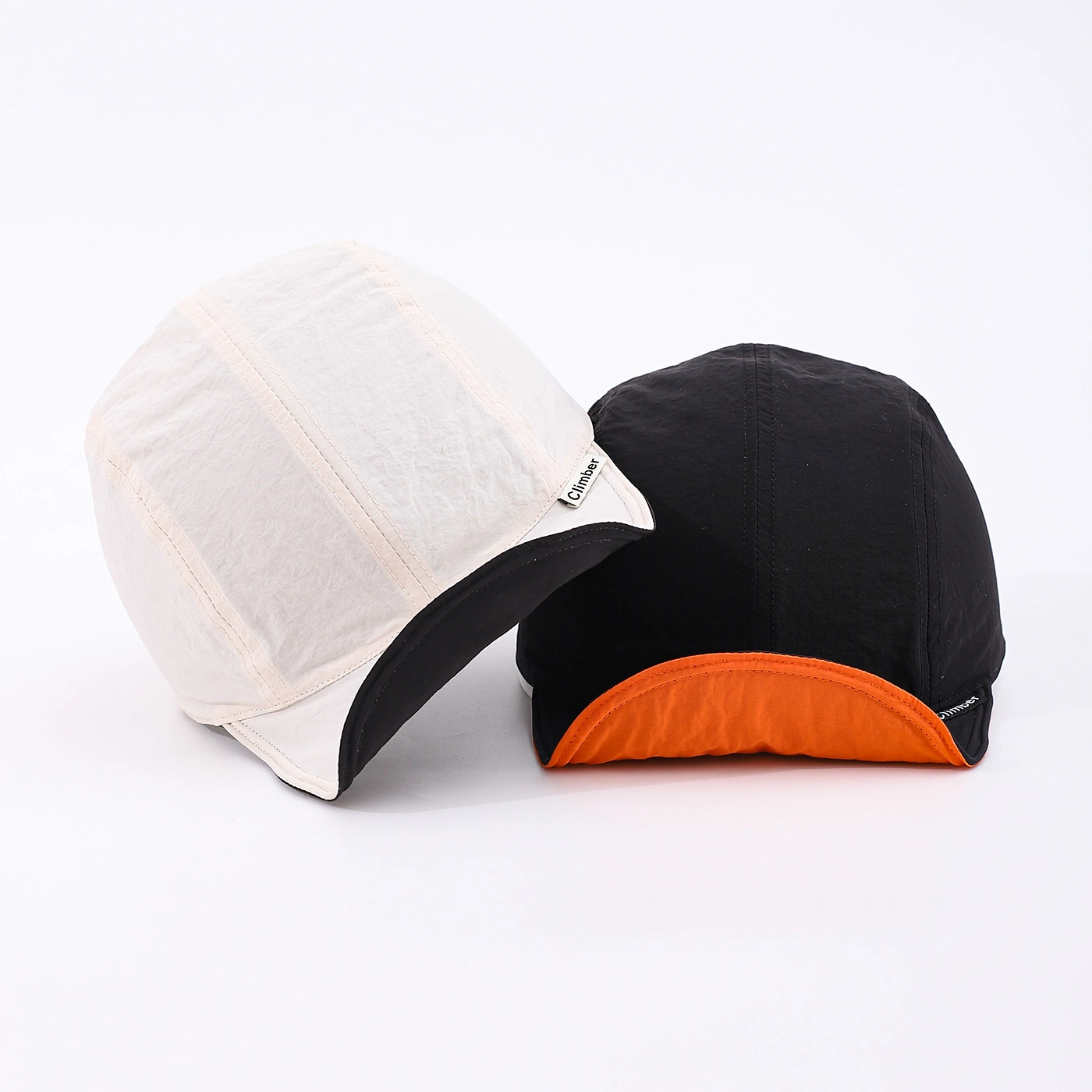 Men's Double-sided Color-matched Waterproof Shapable Short-brim Casual Style Baseball Cap Suitable For Daily Commuting, Outdoor Activities And Fishing.