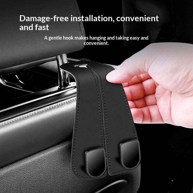 New Car Seat Back Double Hook Suede-Like Material