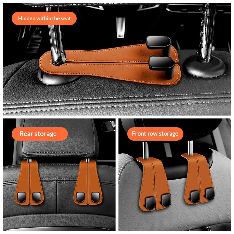 New Car Seat Back Double Hook Suede-Like Material
