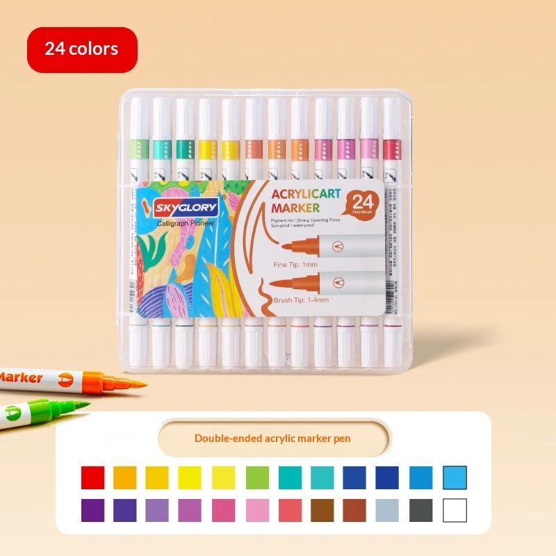 Double-headed Washable Drawing Pen For Students