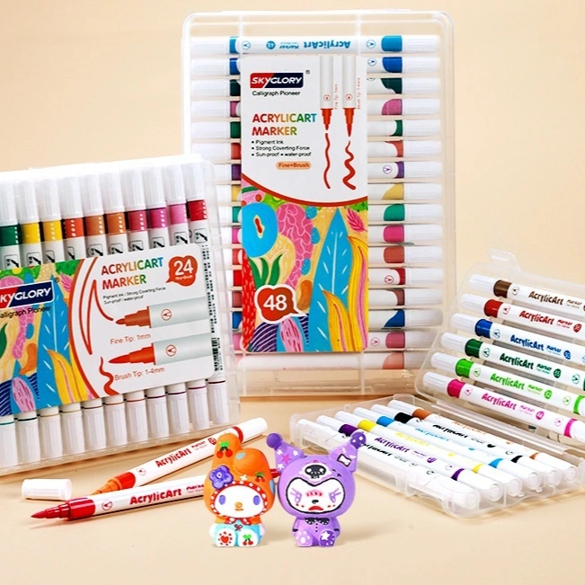 Double-headed Washable Drawing Pen For Students