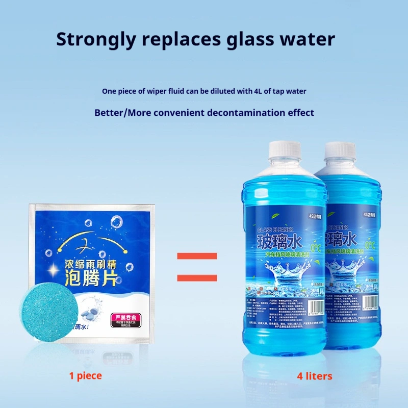 Car Cleaning Effervescent Tablets Car Windshield Washer Fluid Concentrate