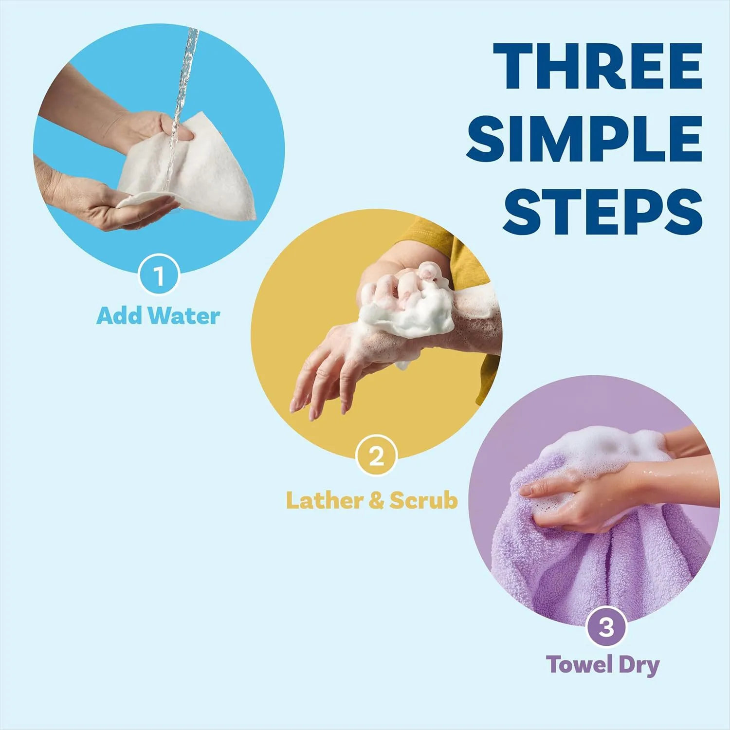 All-in-One Wet Lathering Face Wash Towel For Foreign Trade