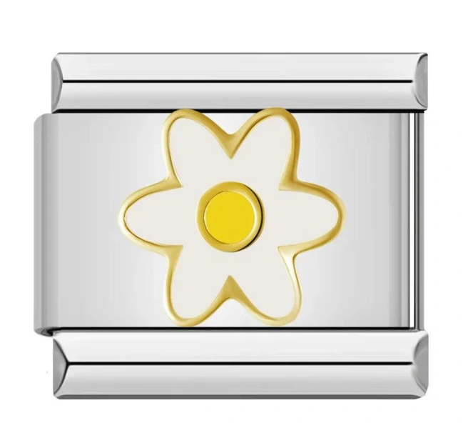 Random Combination Stainless Steel Peach Blossom Lotus Flower Series Module Units Bracelet Can Be Spliced And Disassembled