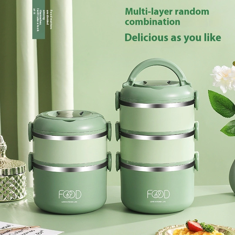 Multi-layer 304 Stainless Steel Insulated Lunch Box