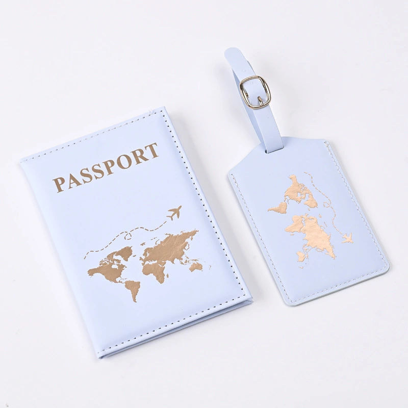 New PU Map Gilding Passport Cover