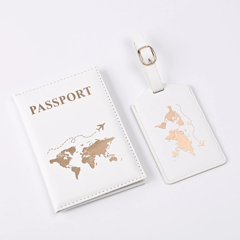 New PU Map Gilding Passport Cover