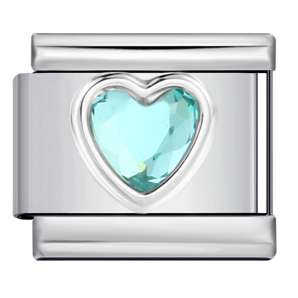 New Love Micro-inlaid Ornamental Stone Italian Module Bracelet