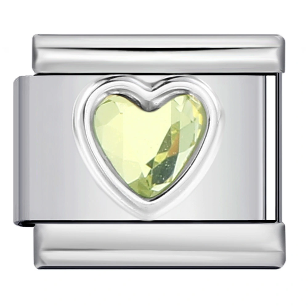 New Love Micro-inlaid Ornamental Stone Italian Module Bracelet