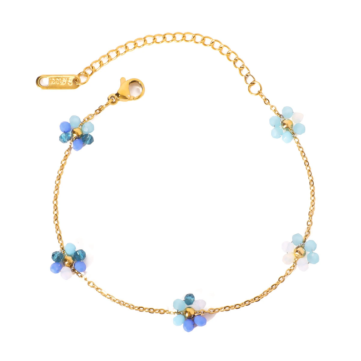 Small Floral Hollow-Out Handmade Bracelet For Women