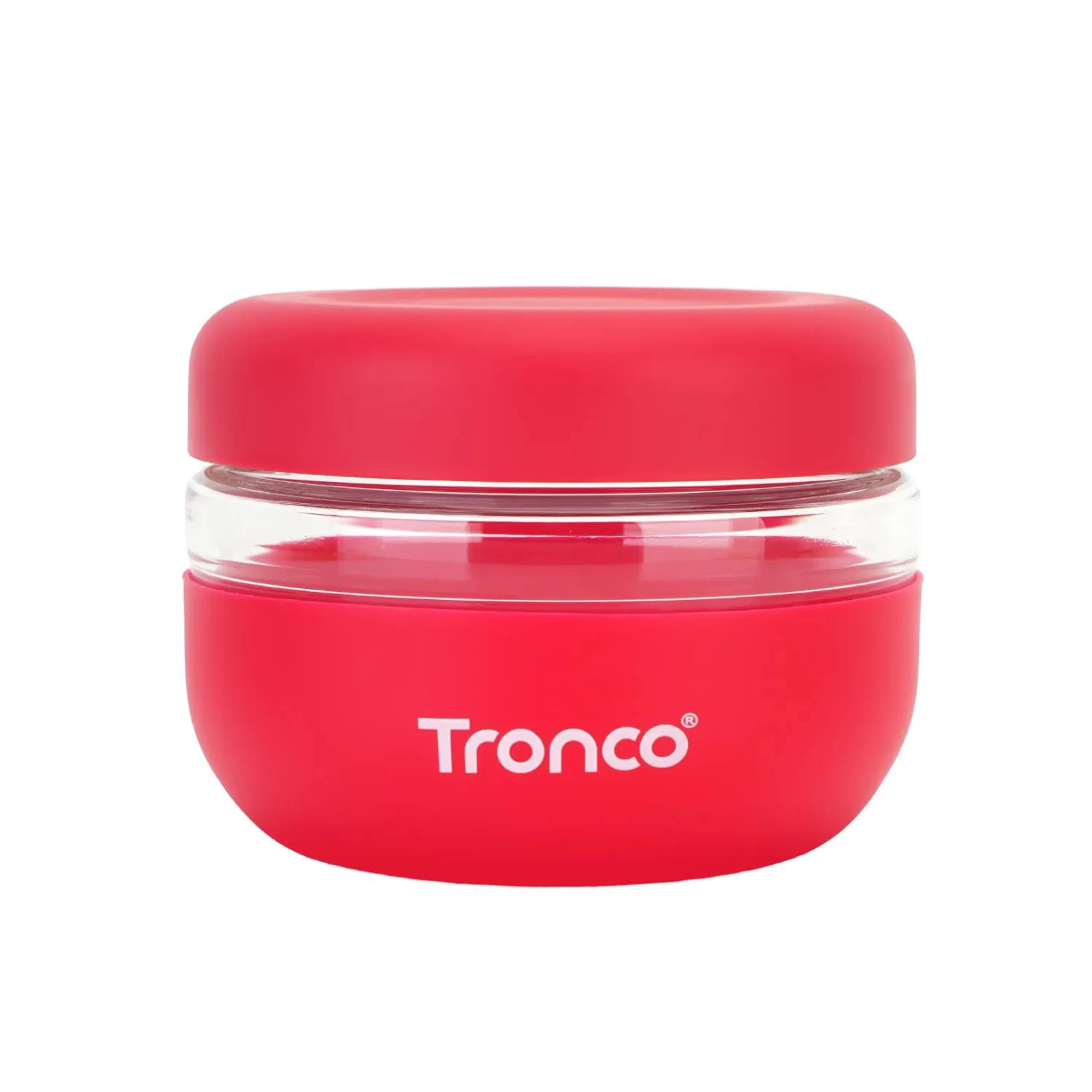 Tronco 16 oz Glass Food Storage Containers with Lids, Airtight, Leak & Spill Proof Glass Lunch Bowls for Meal Prep, Salad, Yogurt, Soup & Stew, Microwave & Dishwasher Safe, BPA-Free, Set of 1