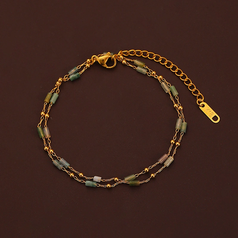 Colorful Natural Stone Necklace For Women