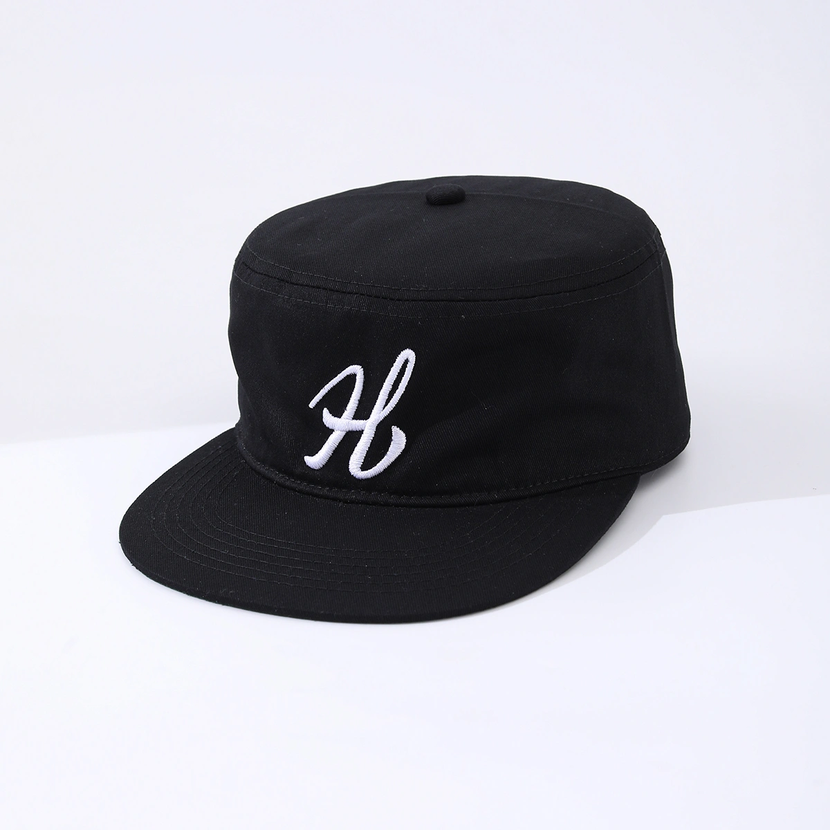 Artistic Font H-shaped Letter Adjustable Casual And Fashionable Flat-top Baseball Cap Suitable For Daily Travel And Shopping