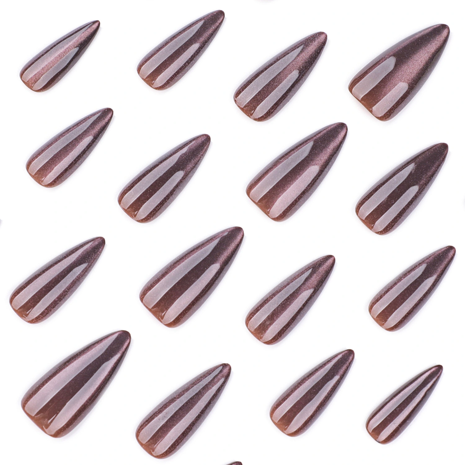 Almond-shaped Artificial Nails For Women