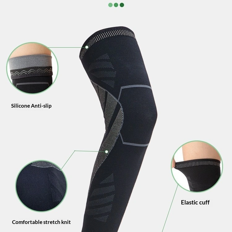Knitted High-Elastic Breathable Sports Knee Pads