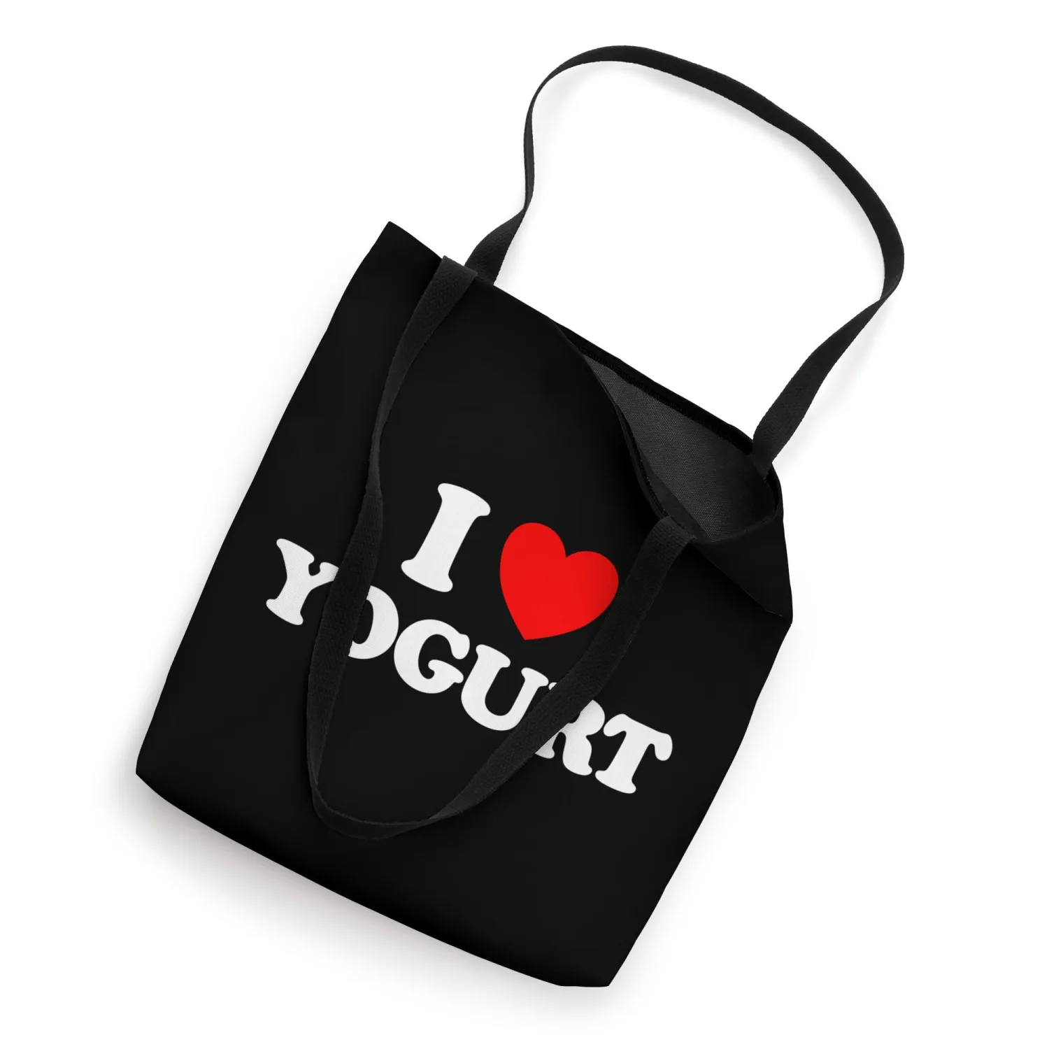 I Love Yogurt - Funny Cute Probiotic Greek Favorite Food Fan Tote Bag