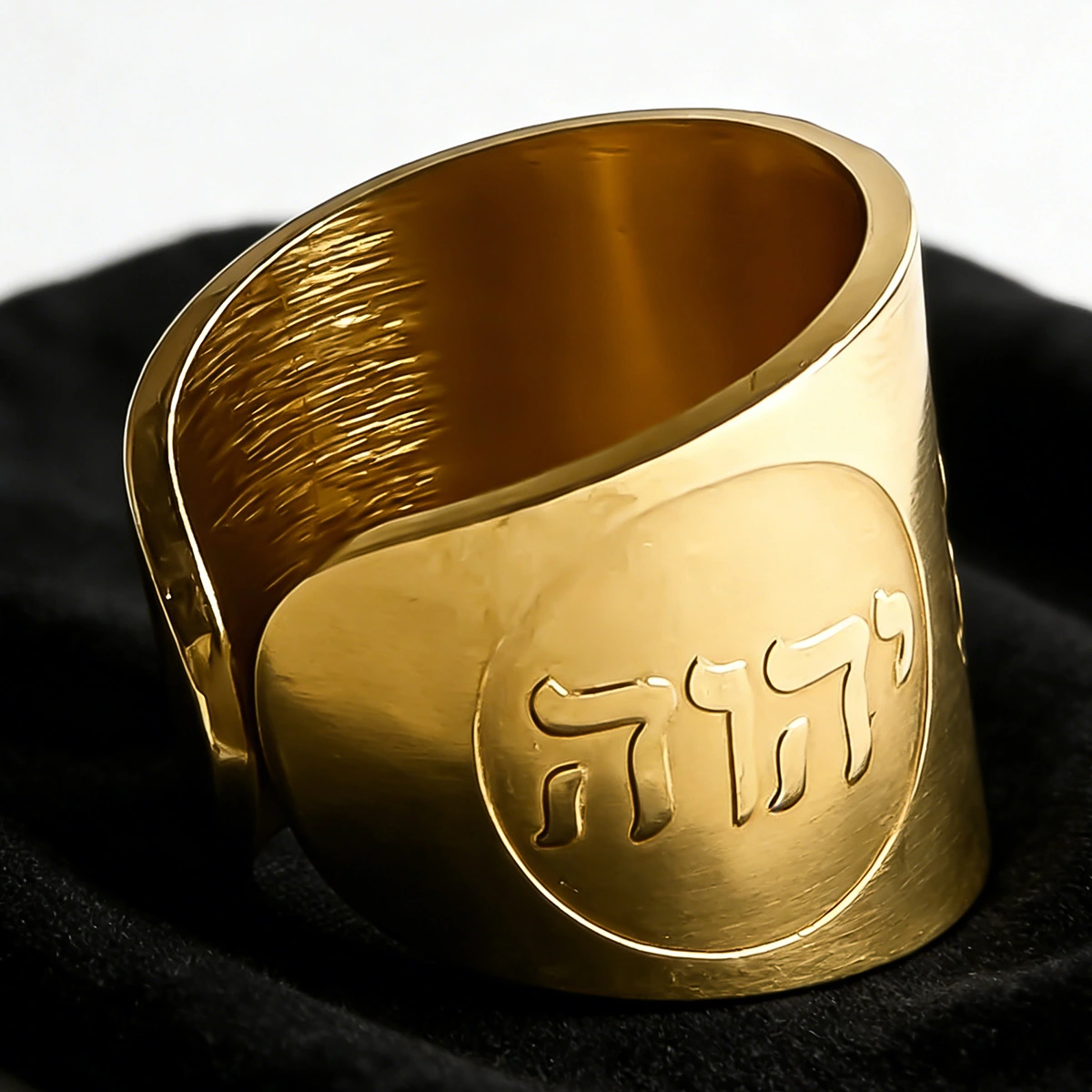 Creative And Versatile Hebrew Four-Letter Divine Name Ring