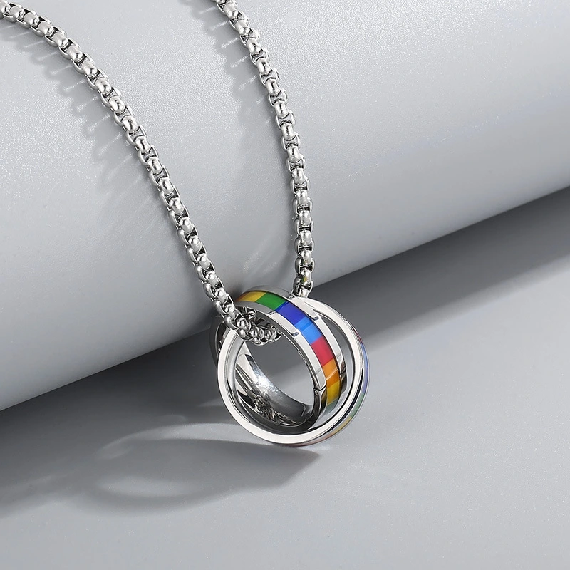 Minimalist Cool-style Titanium Steel Trendy Brand Necklace