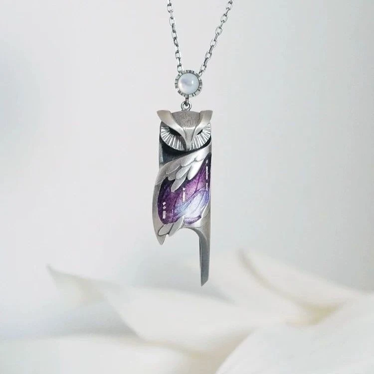 Night Flight Whispering Owl Necklace