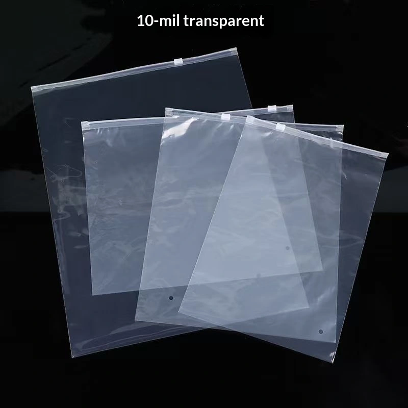 PE Transparent Matte Zip-lock Bag