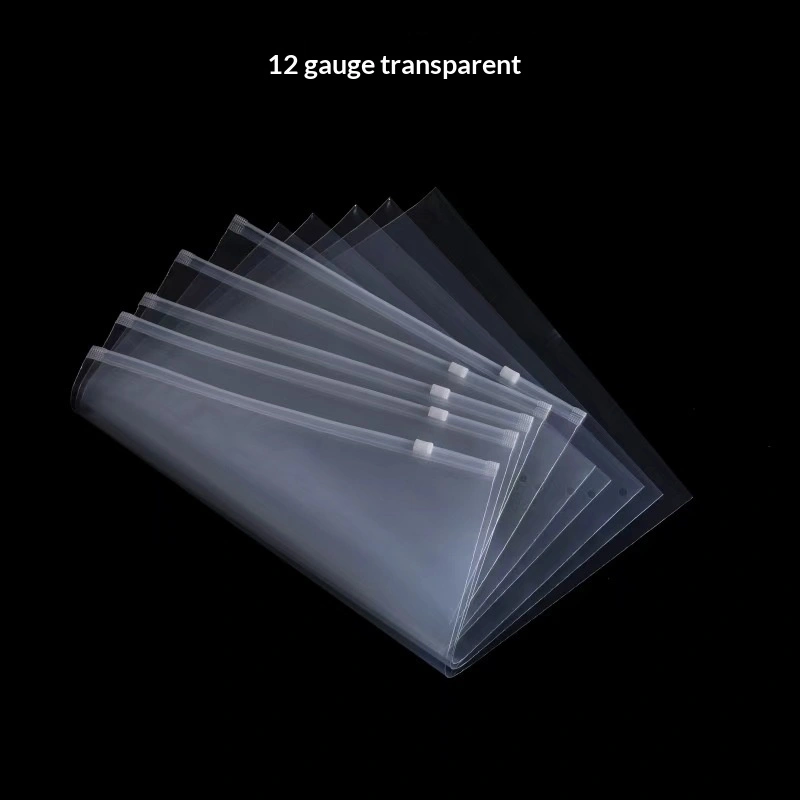 PE Transparent Matte Zip-lock Bag