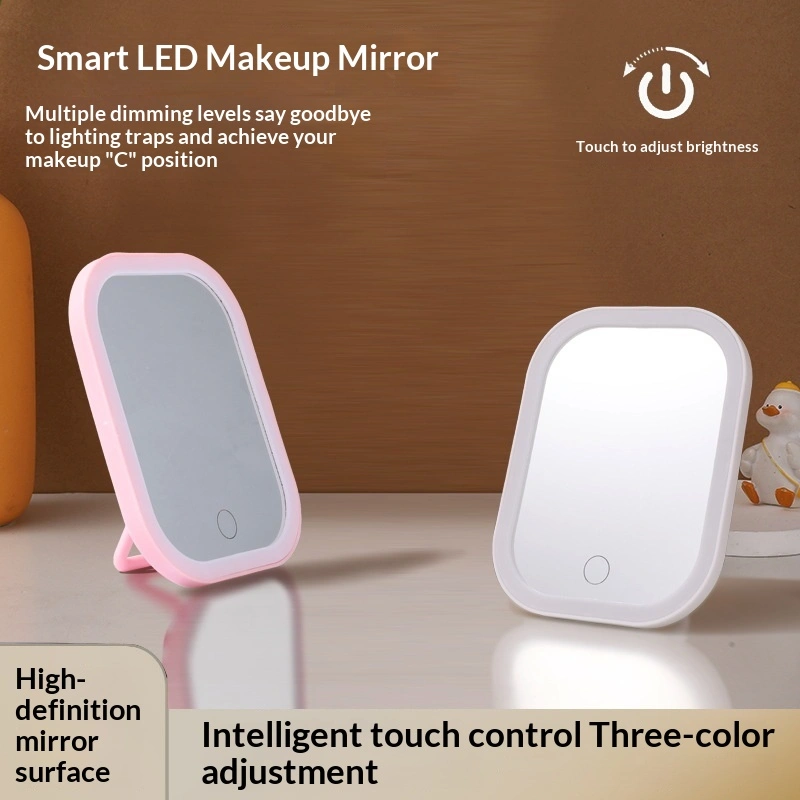 New Household Square Illuminated Makeup Mirror