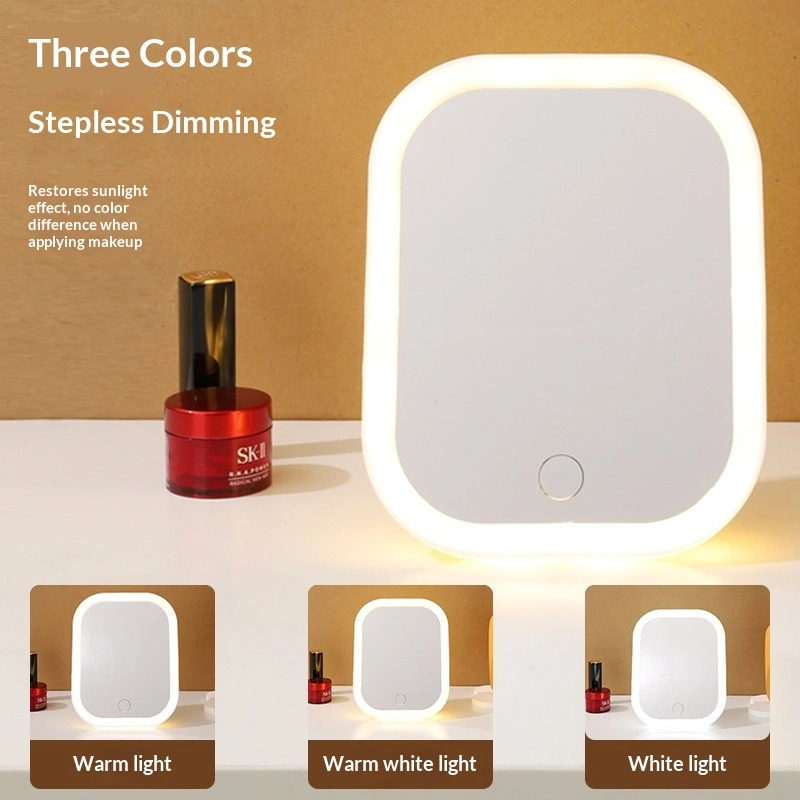 New Household Square Illuminated Makeup Mirror