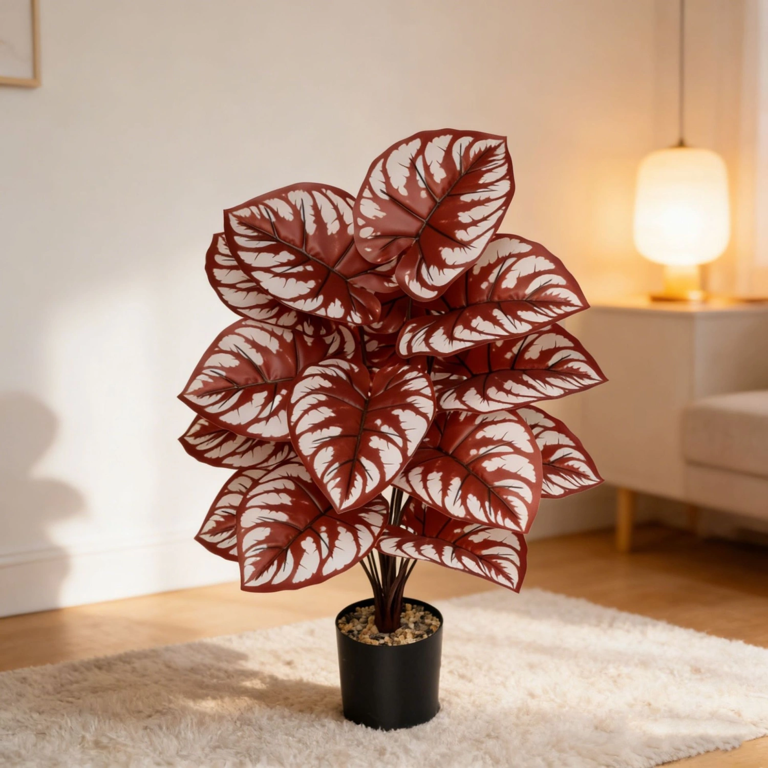 Artificial Violet Plant For Halloween Decoration