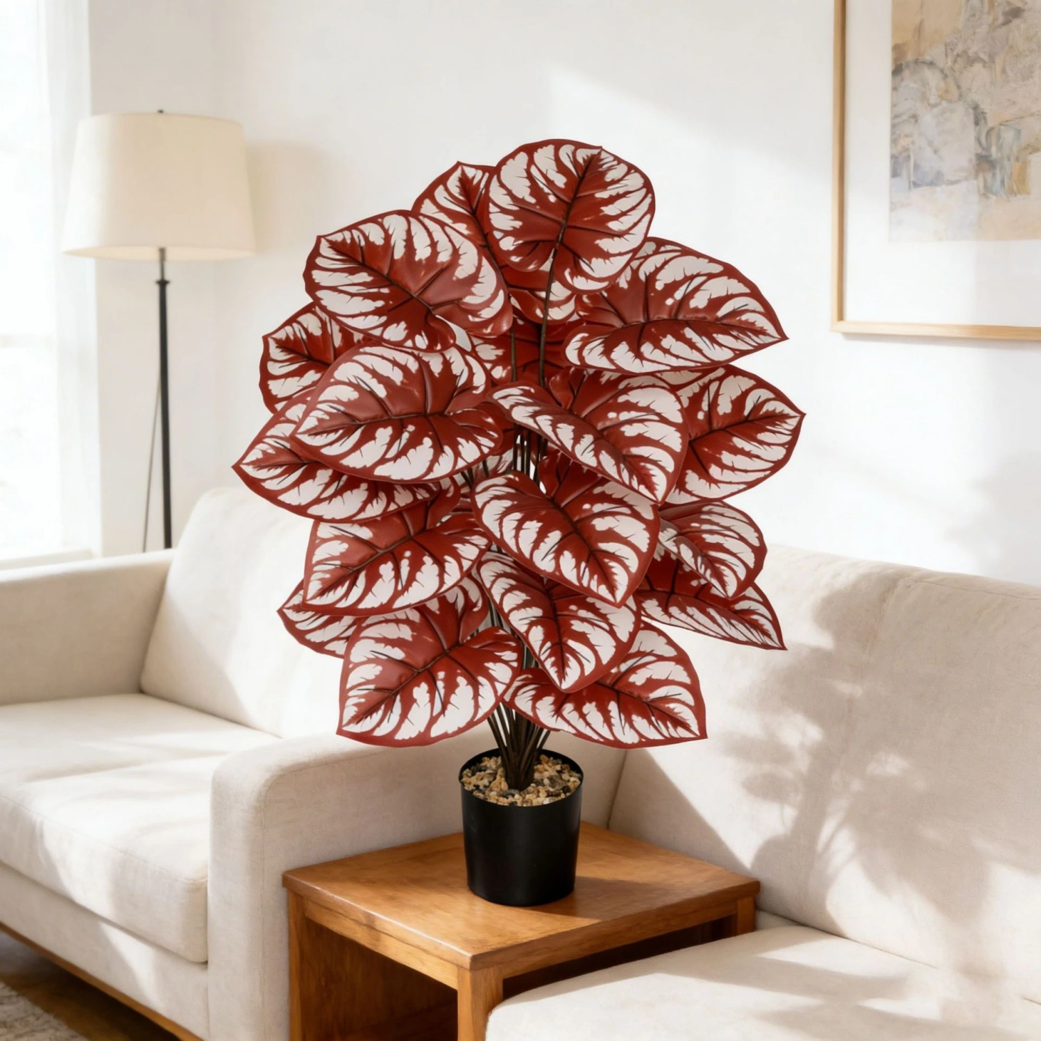 Artificial Violet Plant For Halloween Decoration