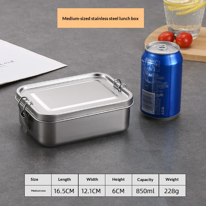 Outdoor Picnic Lunch Box With A Snap Closure