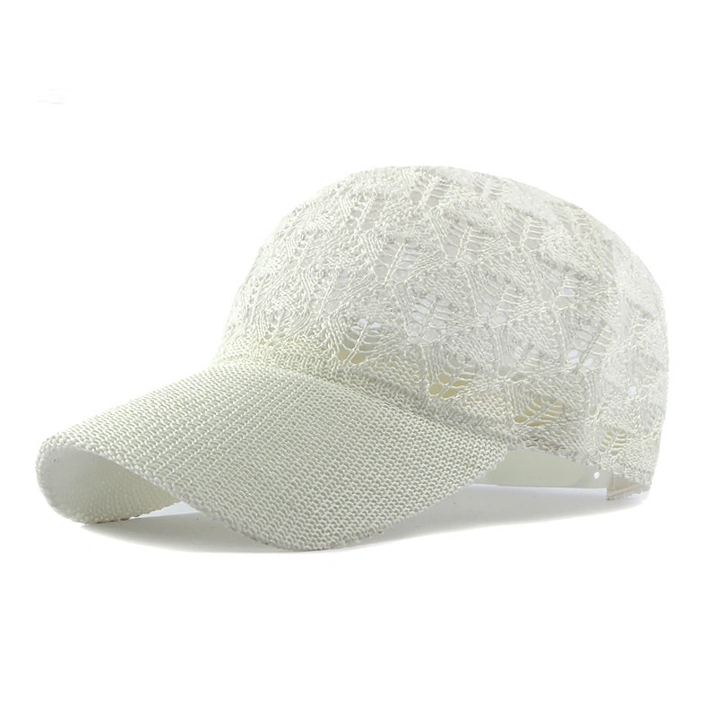 New Women's Single-color Knitted Mesh Reversible Casual Baseball Cap That Makes Your Face Look Smaller, Versatile And Adjustable. Suitable For Daily Wear, Going Shopping, Traveling Or Commuting.